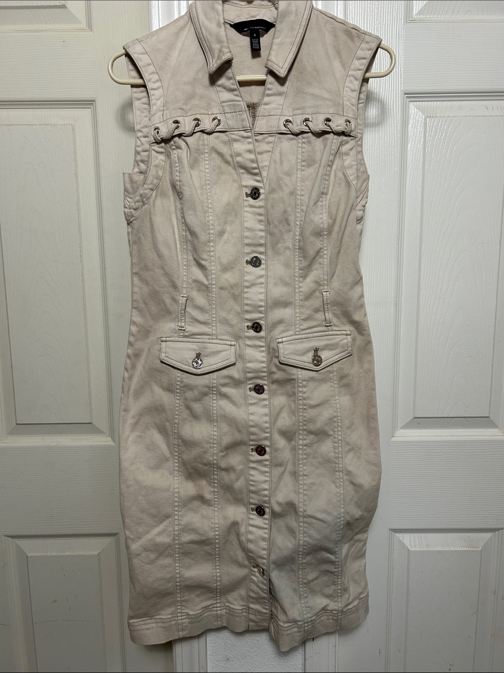 Shirt dress sleeveless